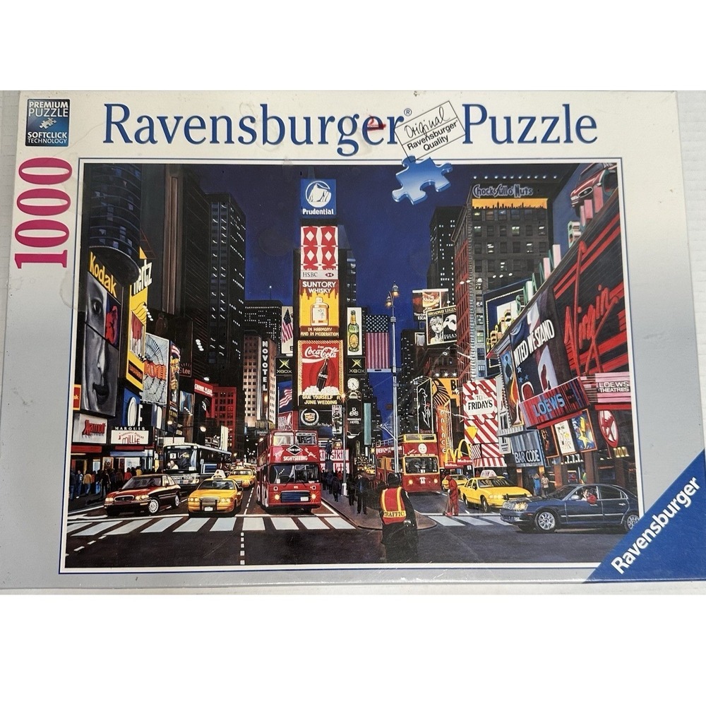 Ravensburger Puzzle‎ 1000 Piece Premium Softclick Technology Times Square